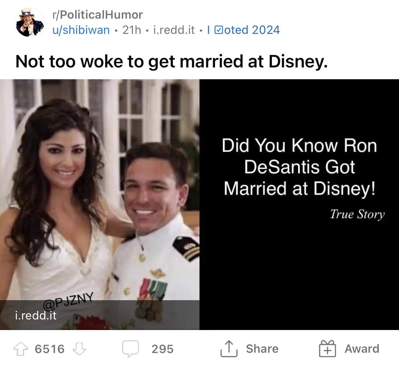 r/PoliticalHumor Steals Memes
