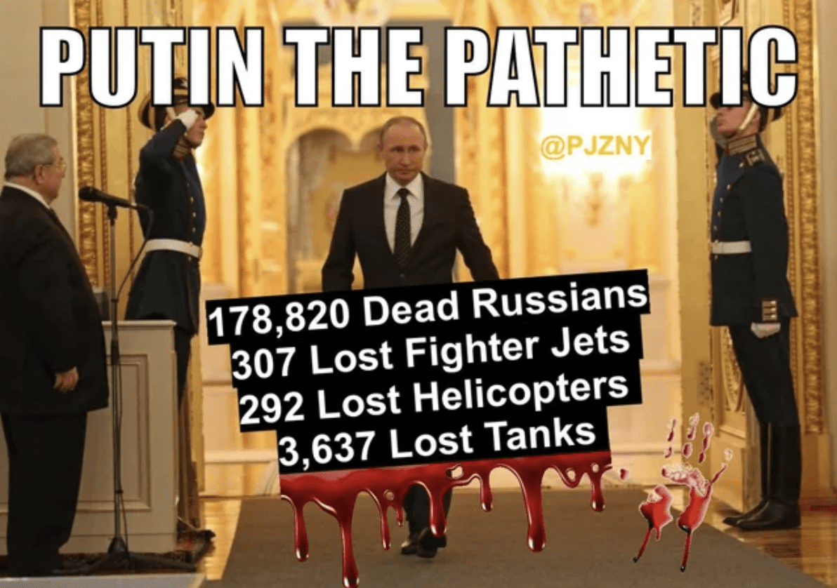Putin and Ukraine War Meme