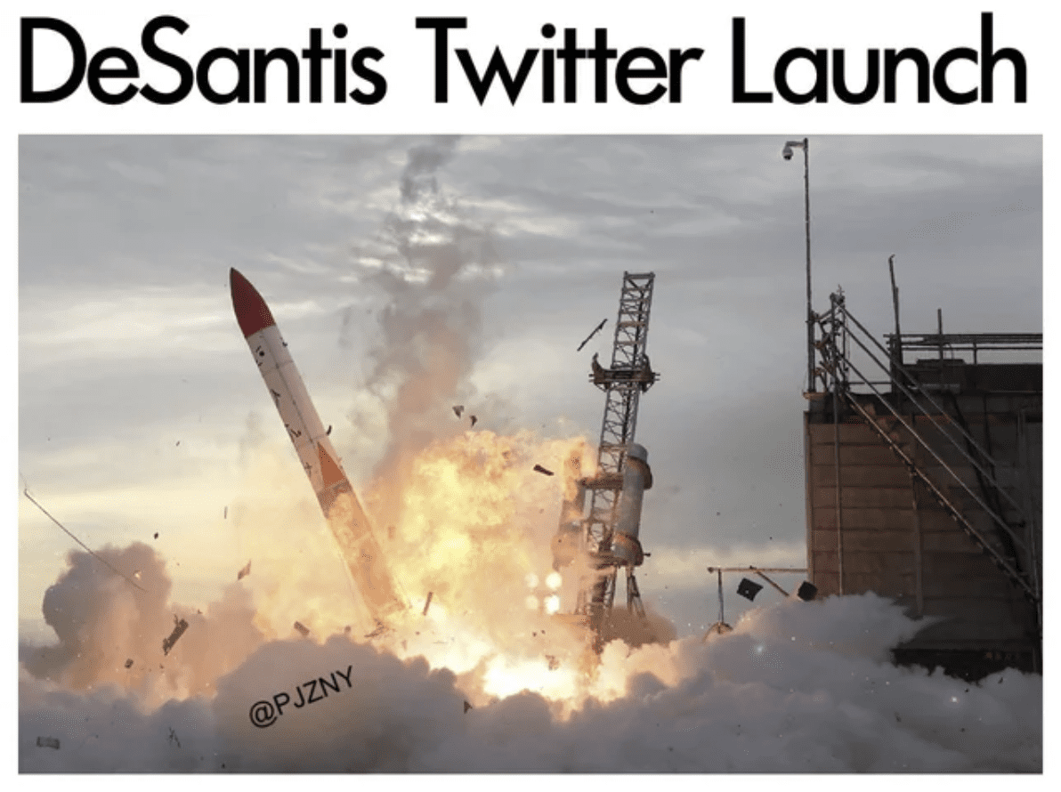 Ron DeSantis Twitter Launch Meme