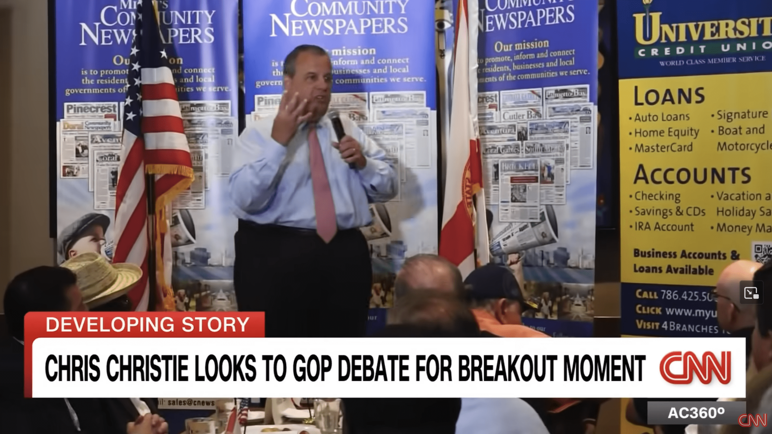 Chris Christie in Miami
