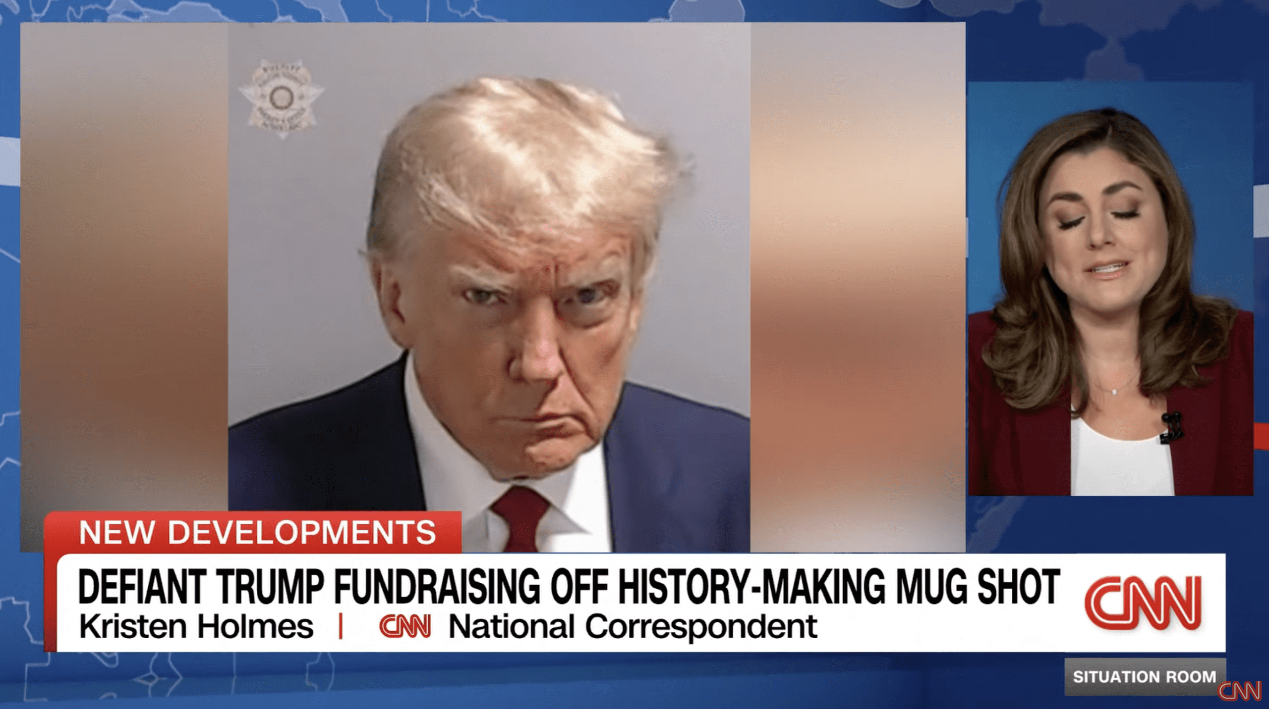 Trump Mugshot and Bidens Reaction