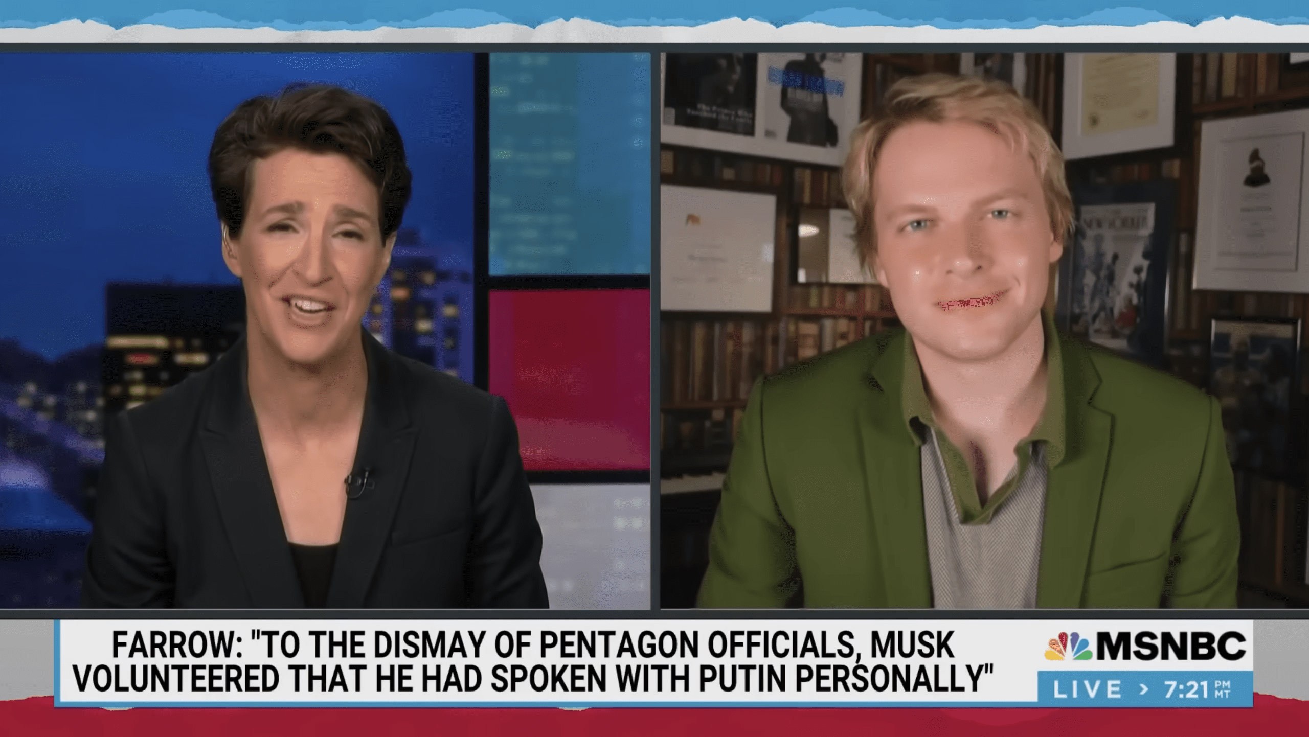 Elon Musk and Putin