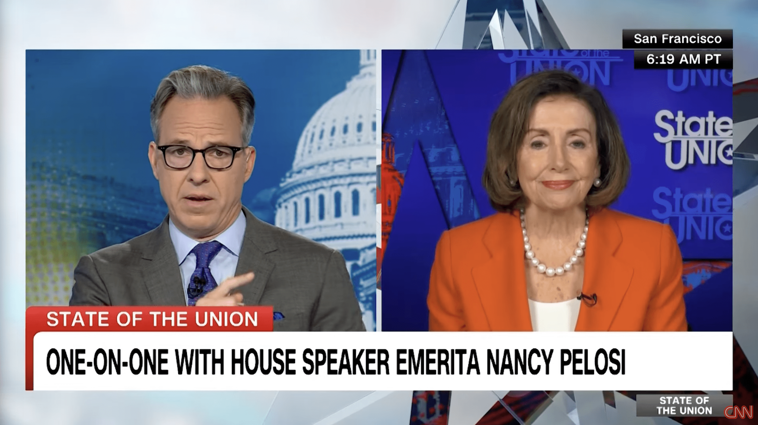 Nancy Pelosi Interview