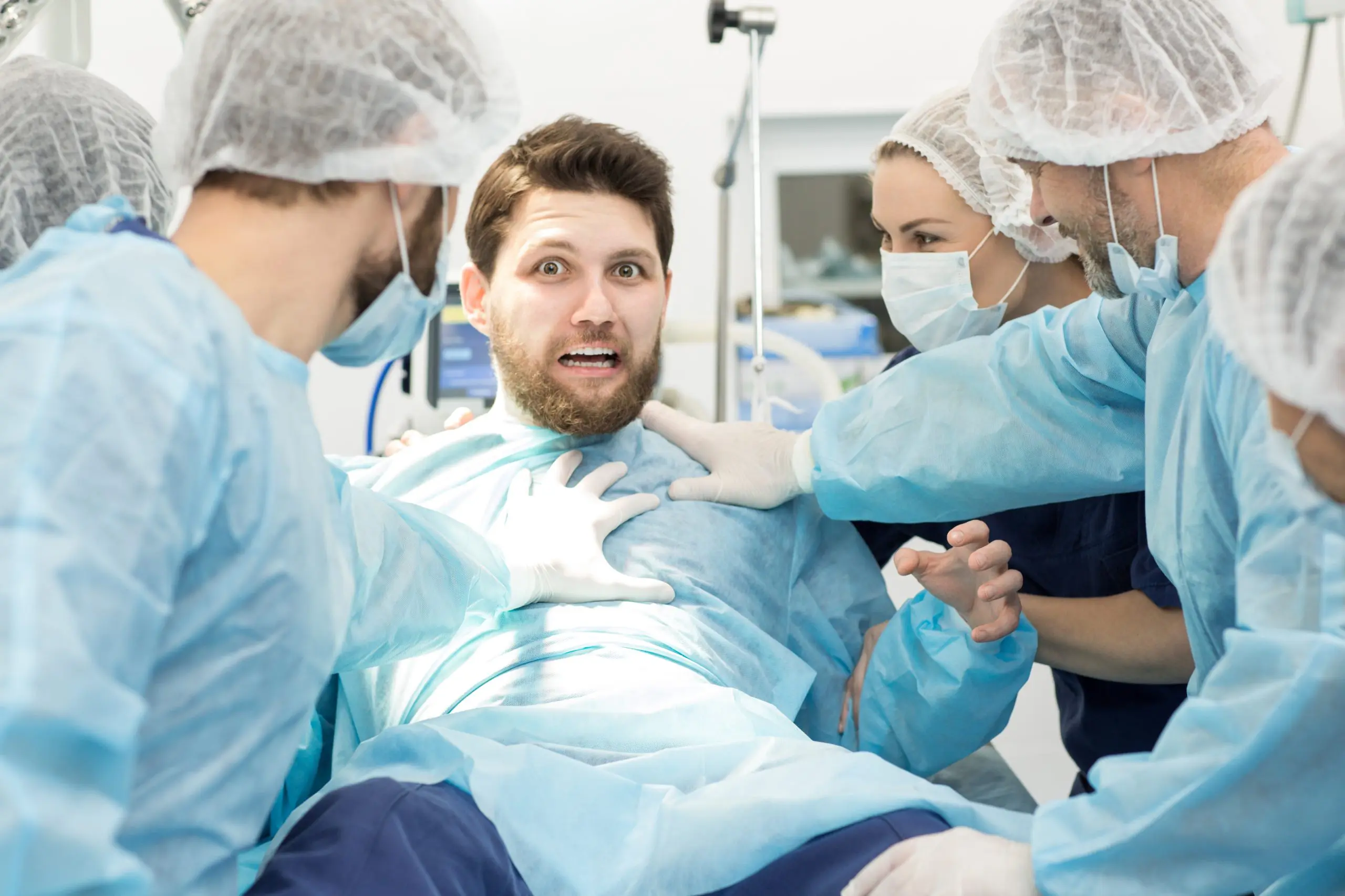 Group of surgeons