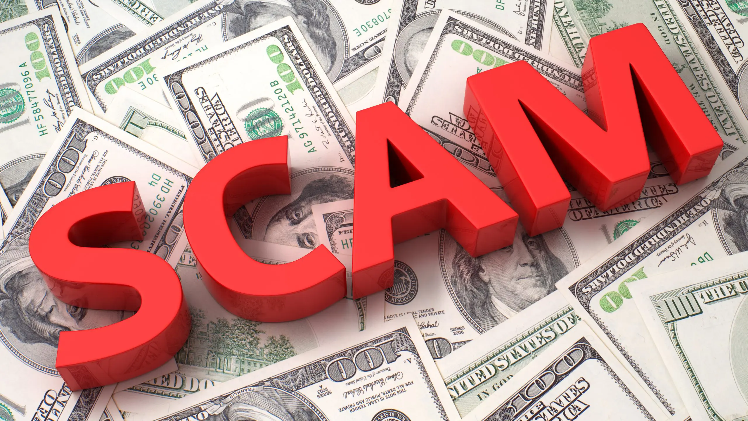 Money scam, identity theft