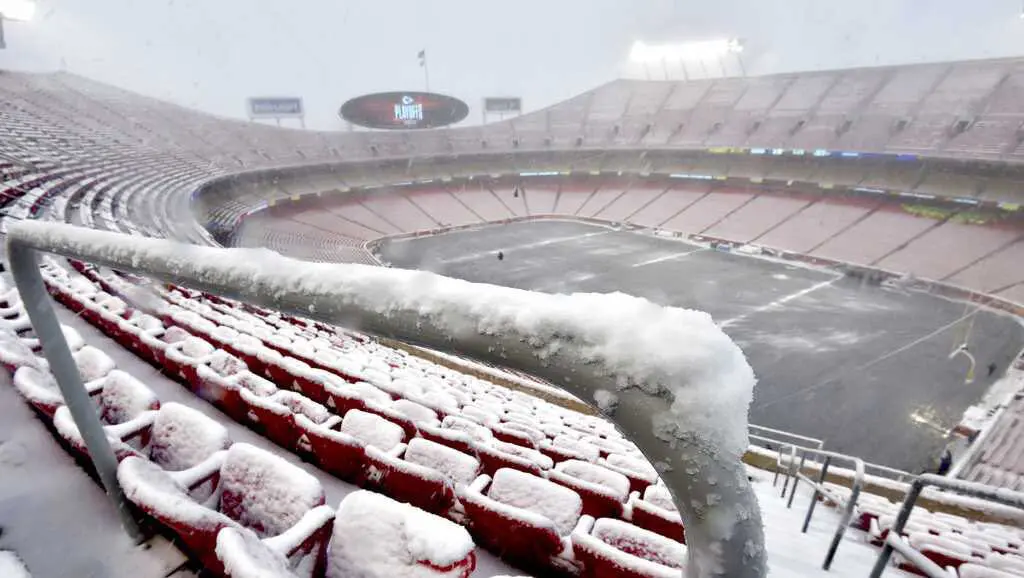 frozen field