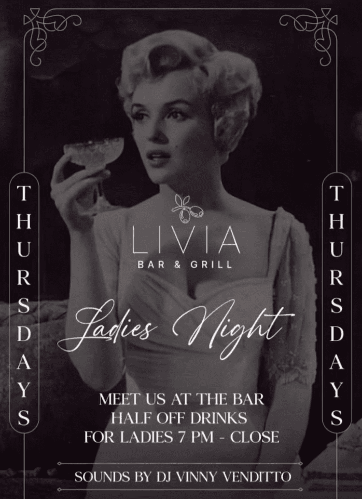 Ladies Night at Livia Bar and Grill Ladies Night at Livia Bar and Grill