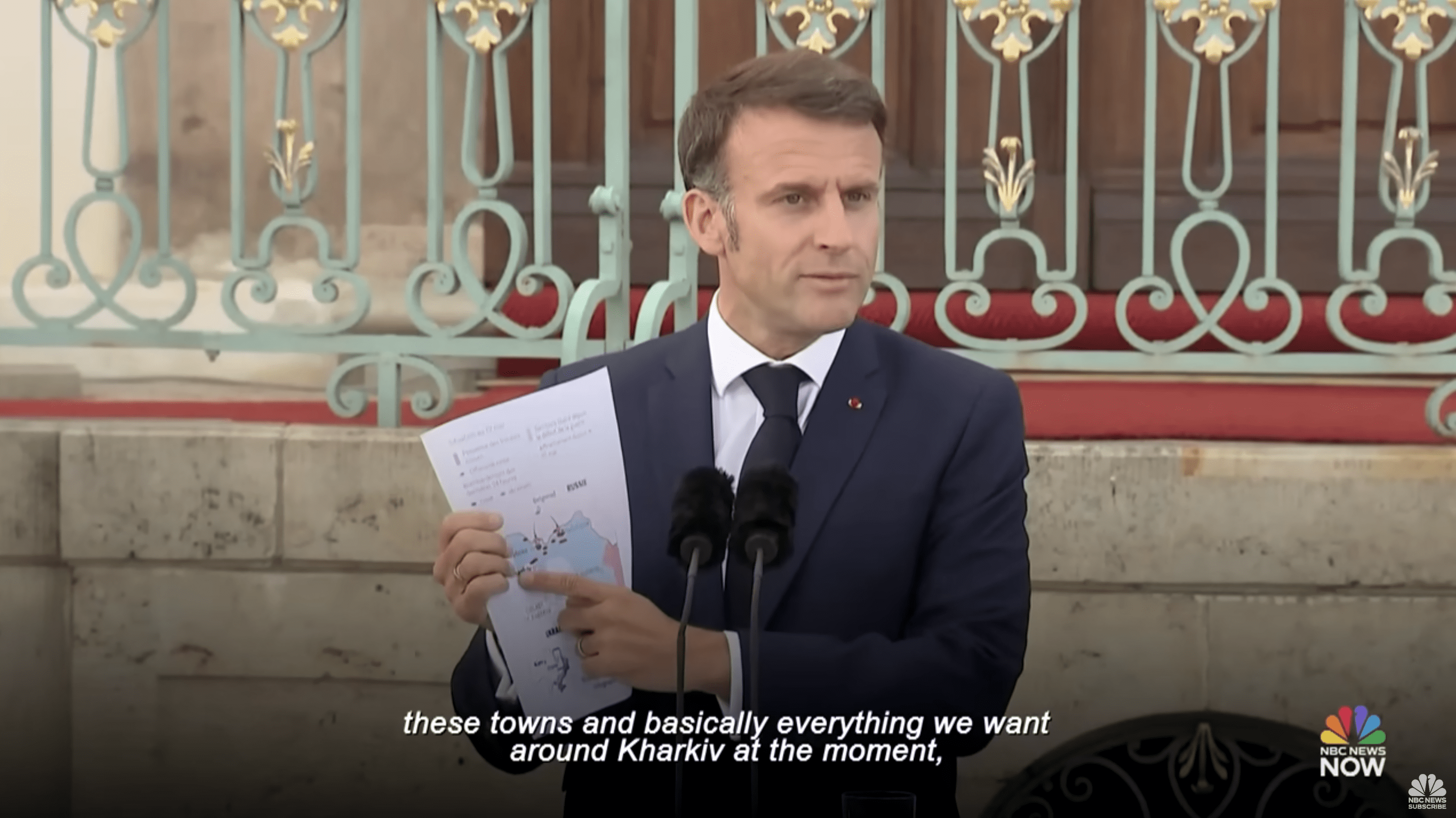 Macron its time to strike Russia
