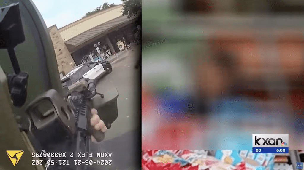 Austin Cop Snipes Car Thief in Convenience Store