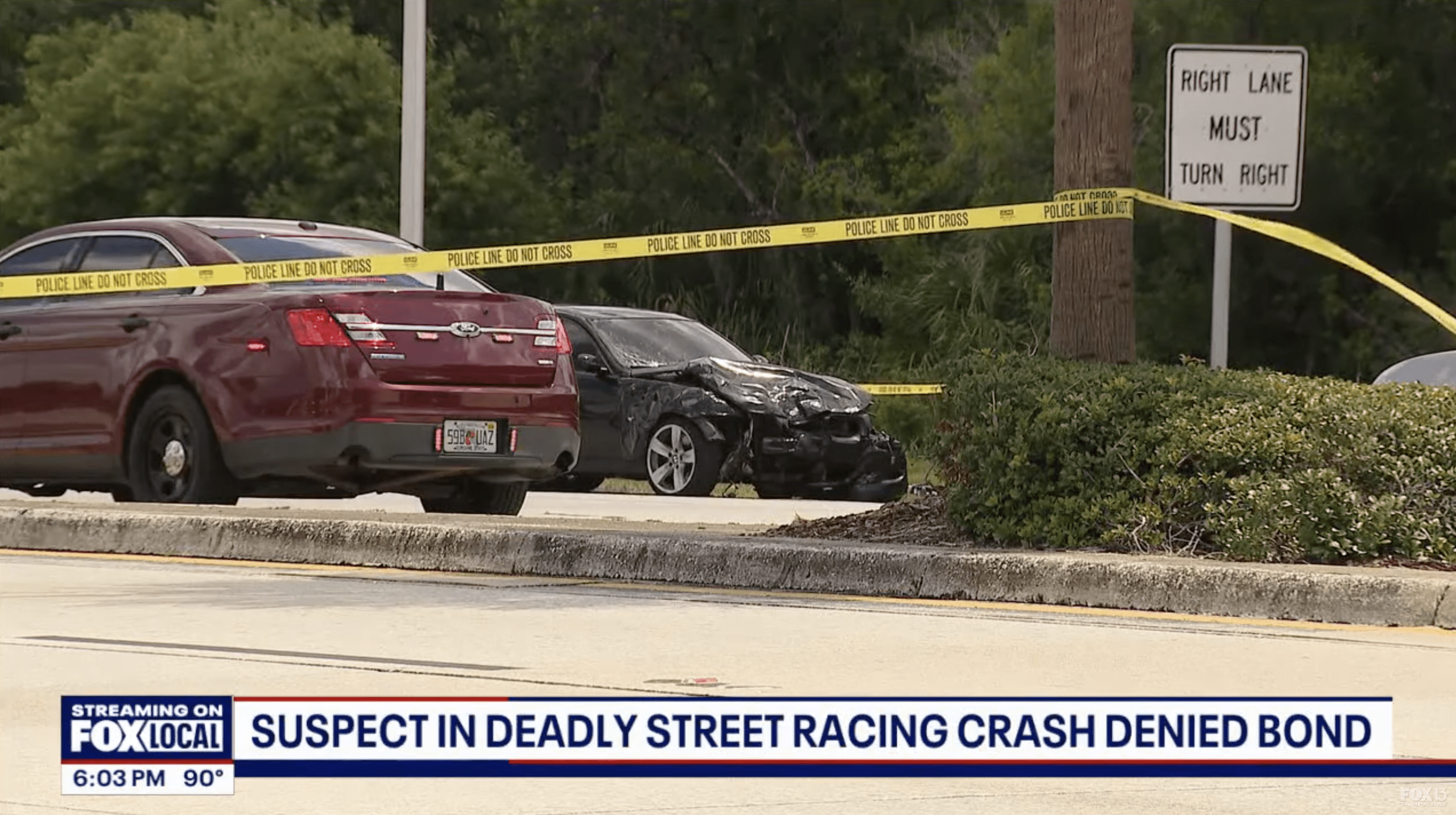 Tampa Street Racer Kills woman in Crash