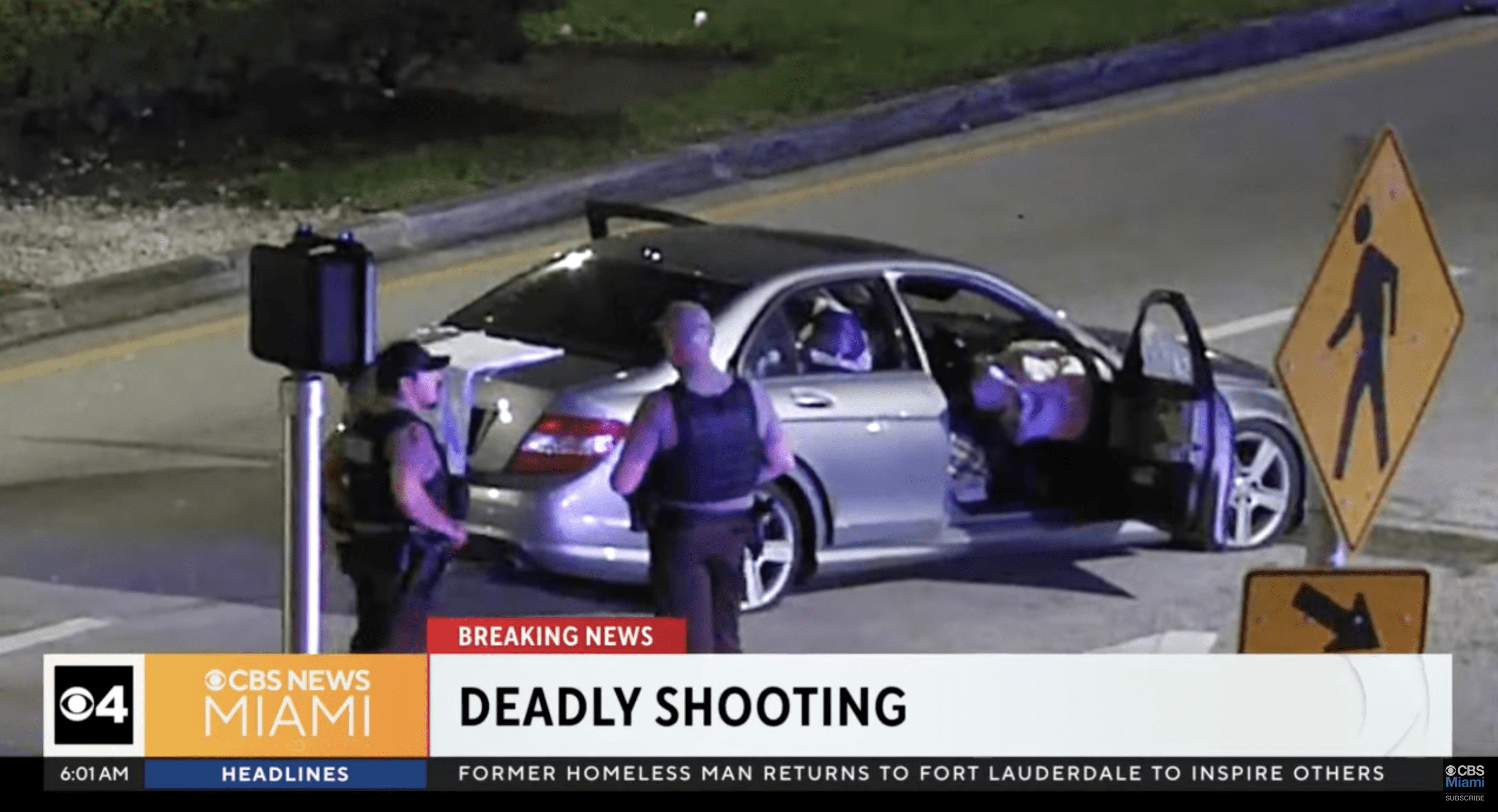 Miami shooting murder of two in car