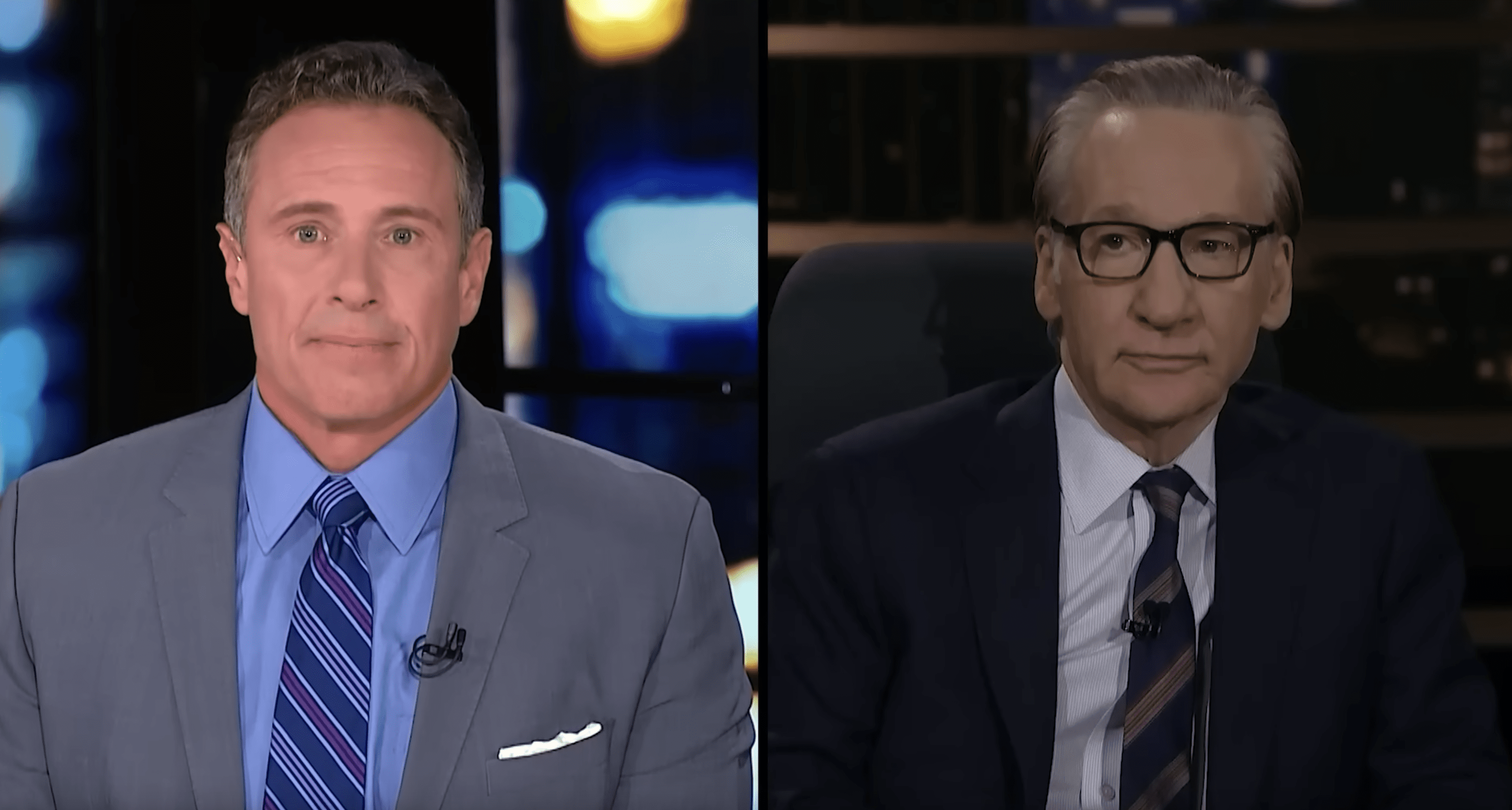 Bill Maher and Chris Cuomo