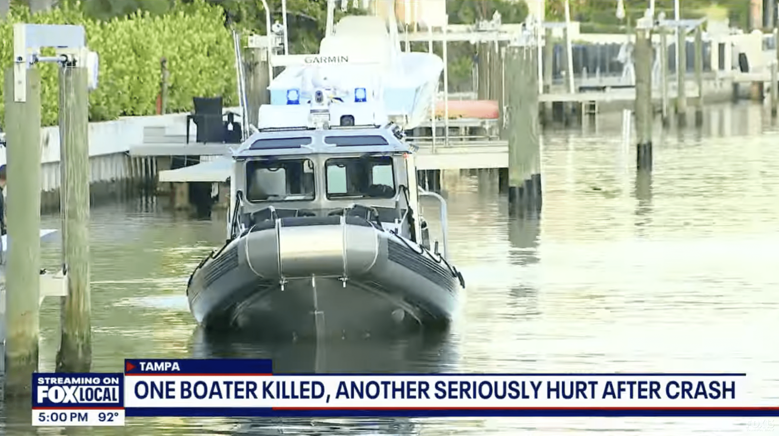 boat crash in old tampa bay