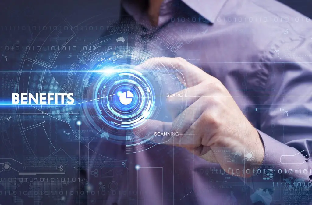 Business, Technology, Internet and network concept Young busine