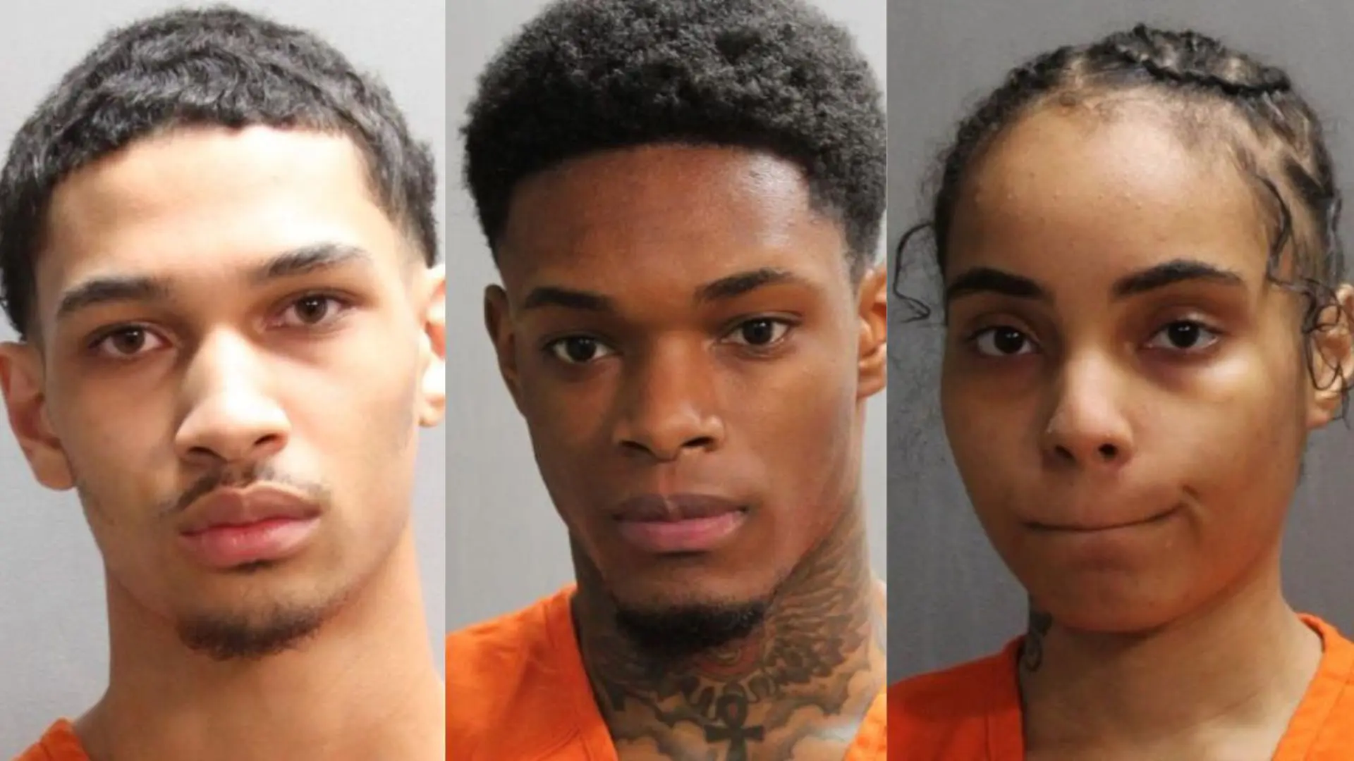 Sean Gathright, 18, Alicia Andrews, 21, and Isaiah Chance Jr., 21.