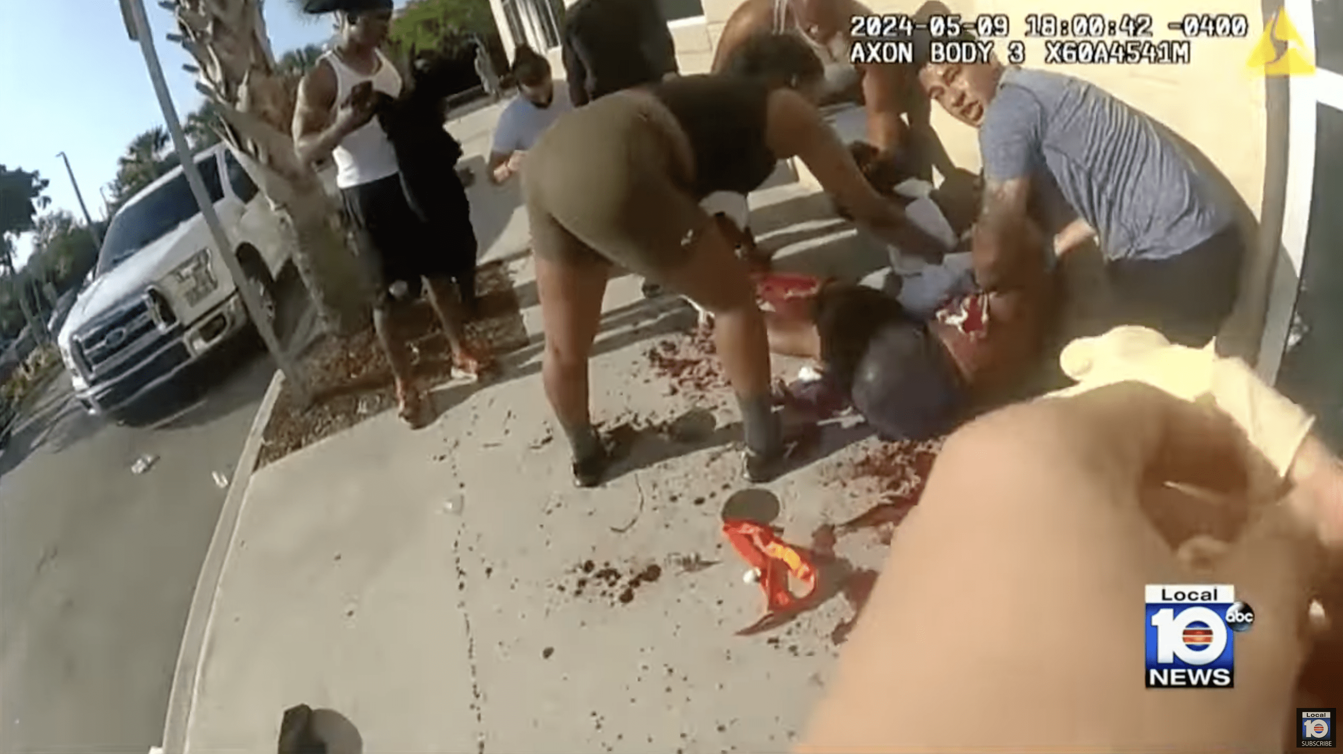 knife attack in miami gym