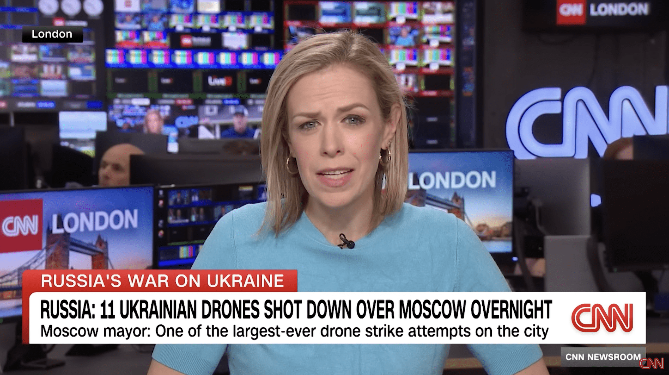 Ukraine drone attack on Moscow