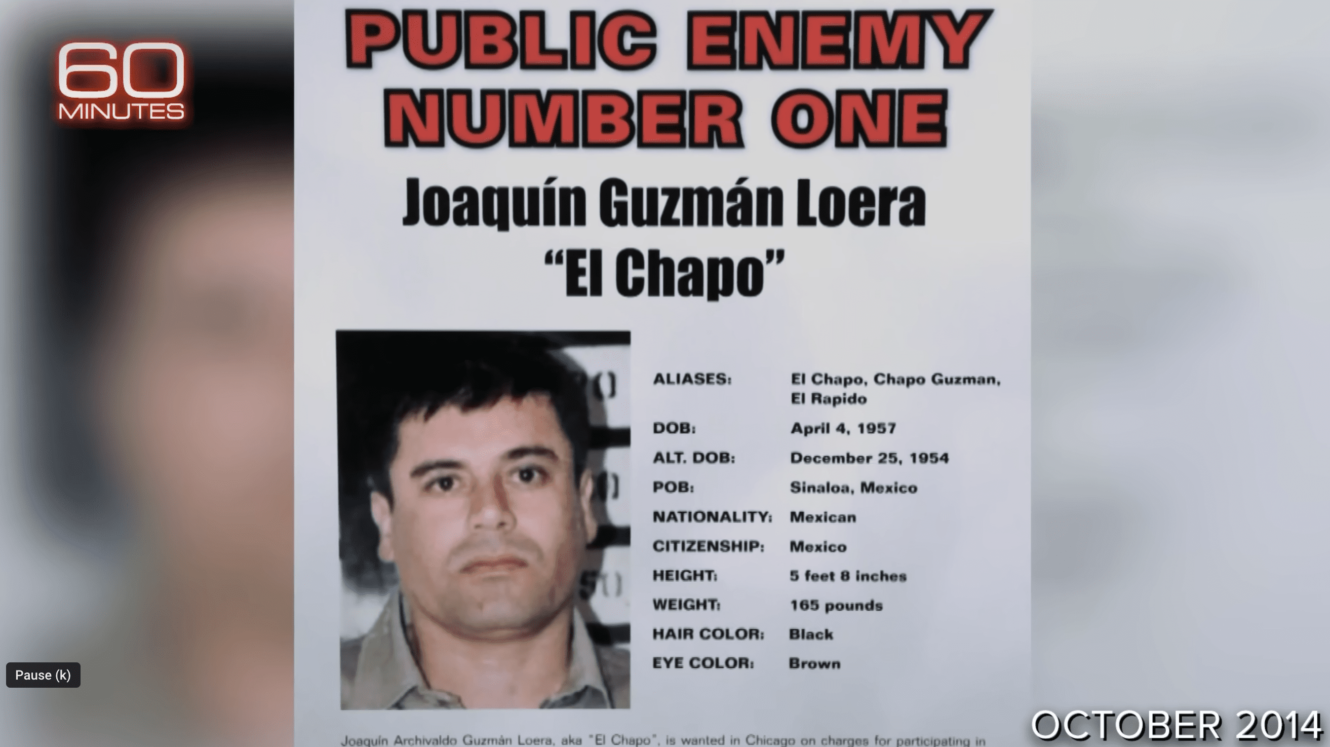Joaquín "El Chapo" Guzmán