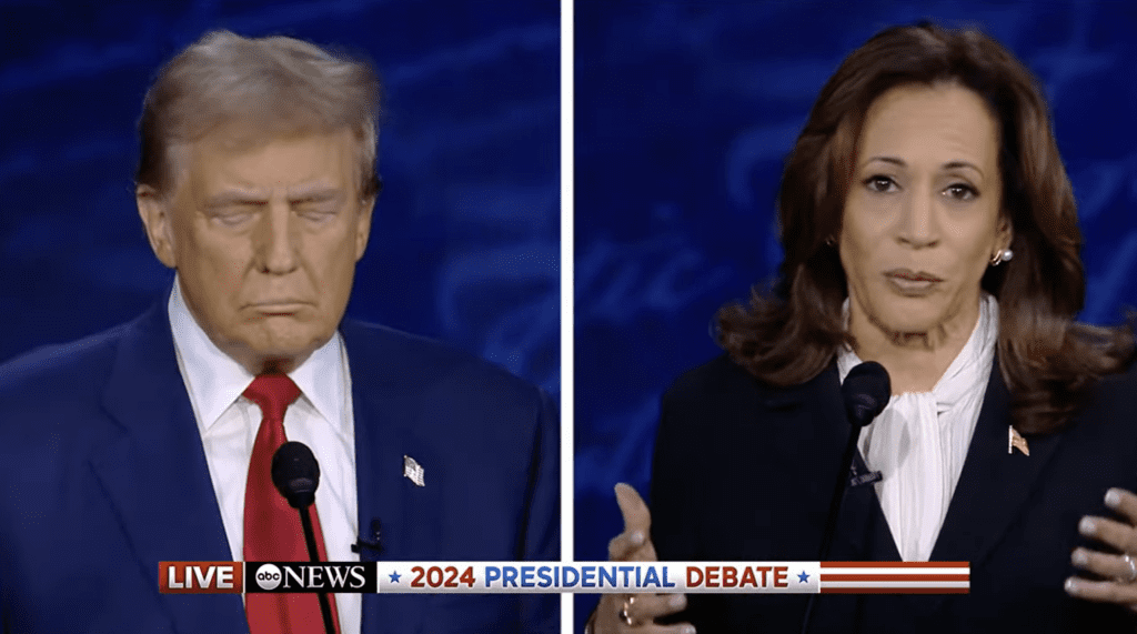 Donald Trump and Kamala Harris Debate