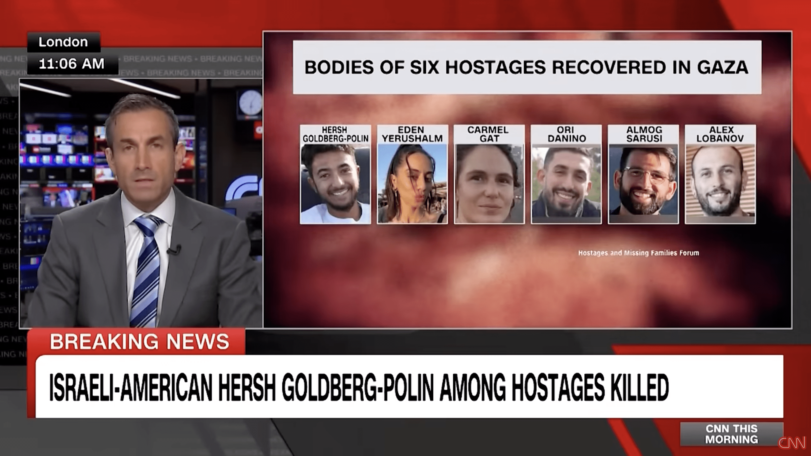 6 hostages 'brutally murdered' in Gaza