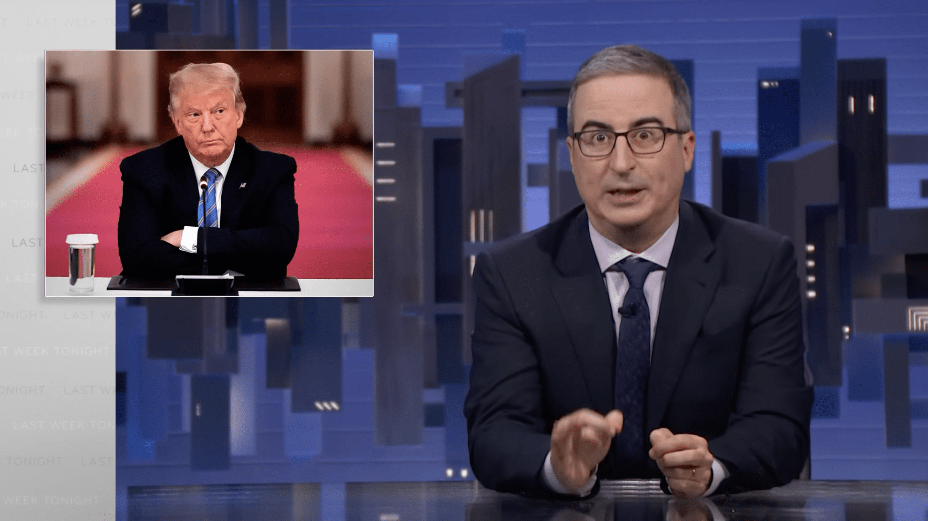 John Oliver and Donald Trump