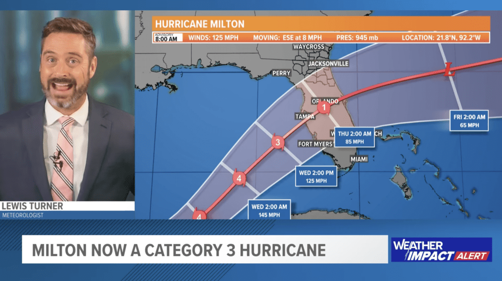 Hurricane Milton Spaghetti Models