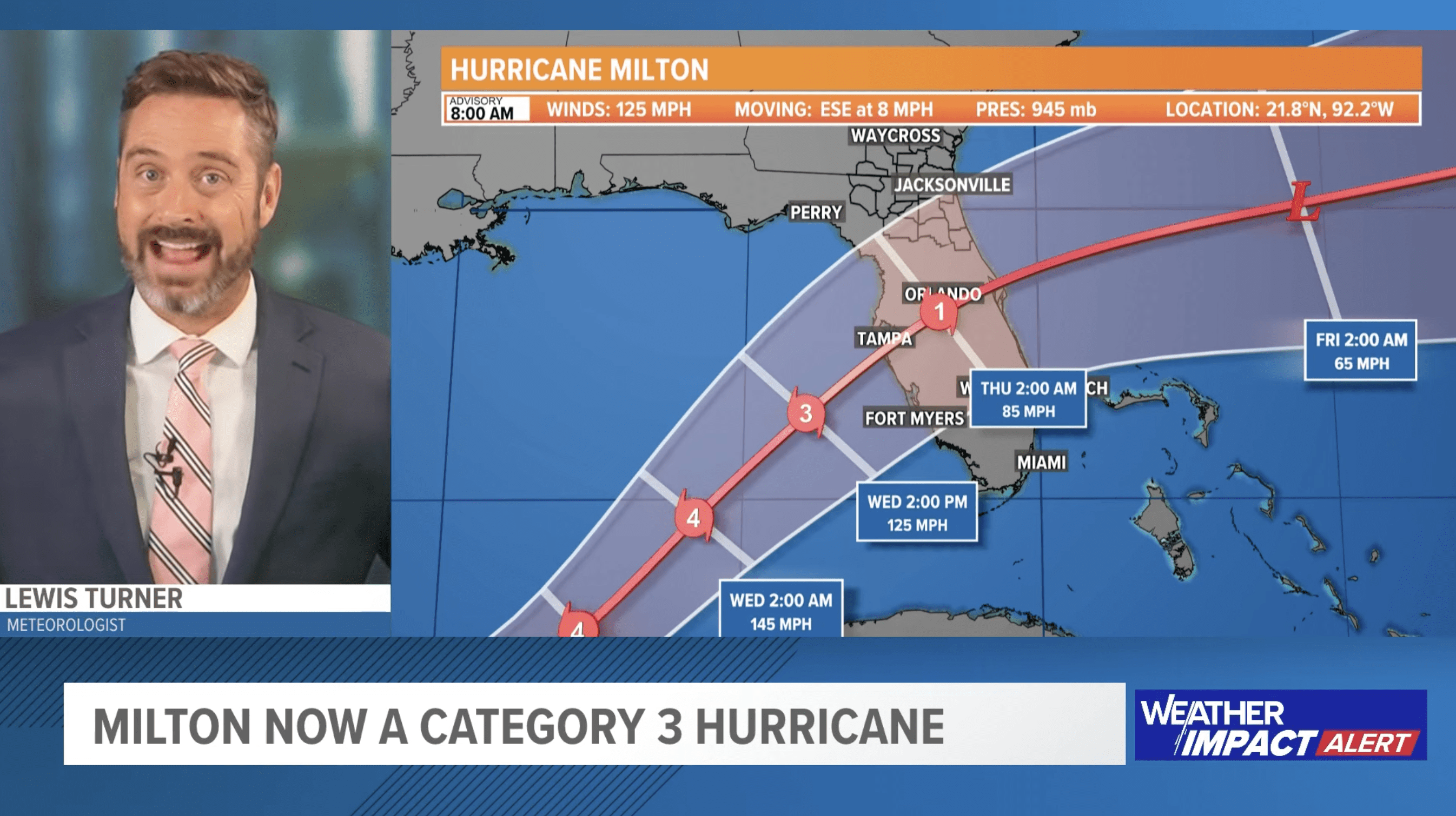 Hurricane Milton Spaghetti Models