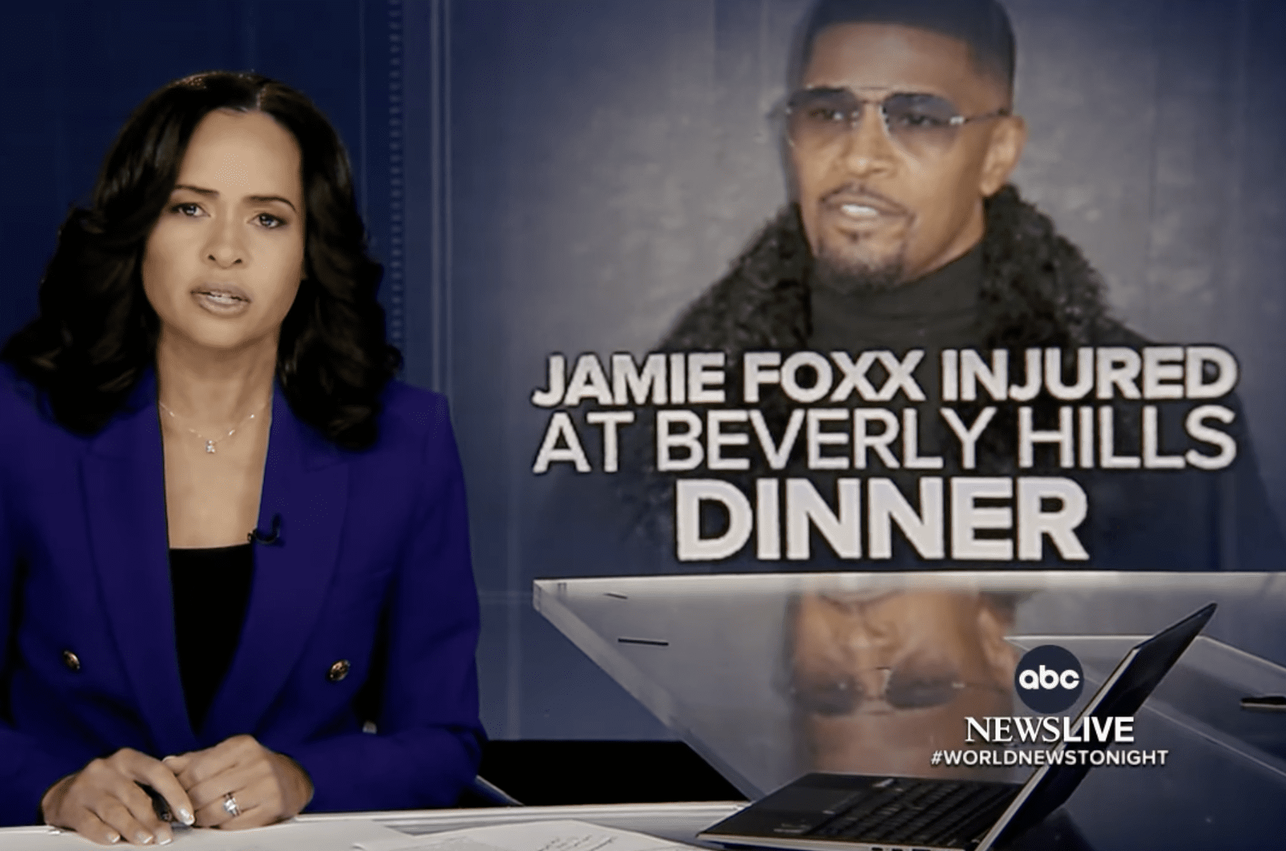 jamie fox hit with glass