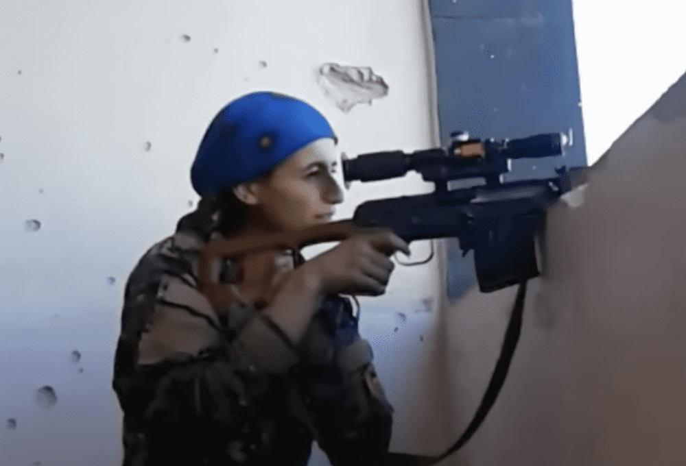 Kurdish Female Sniper