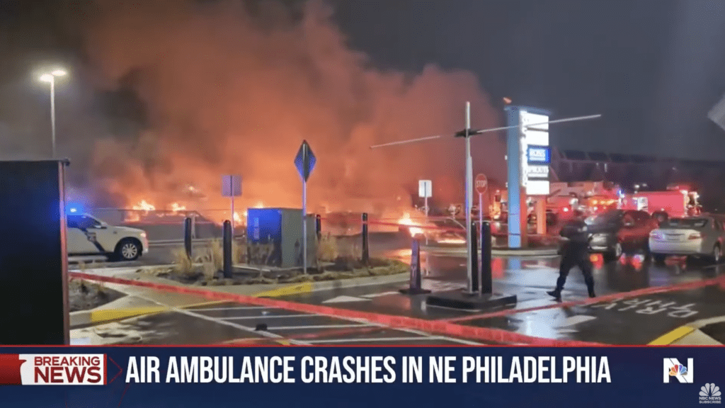Philadelphia medevac plane crash