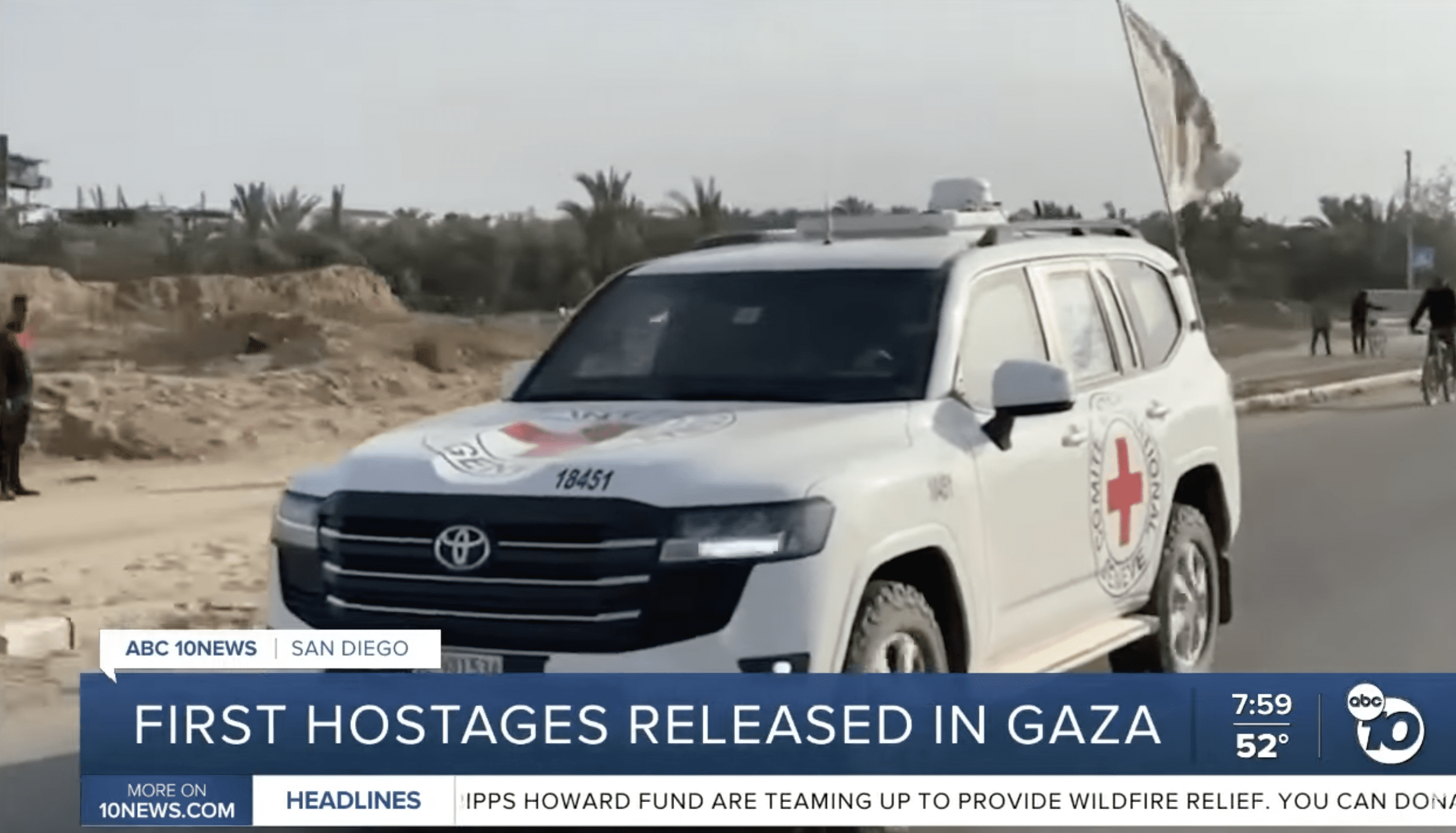 Three female hostages released