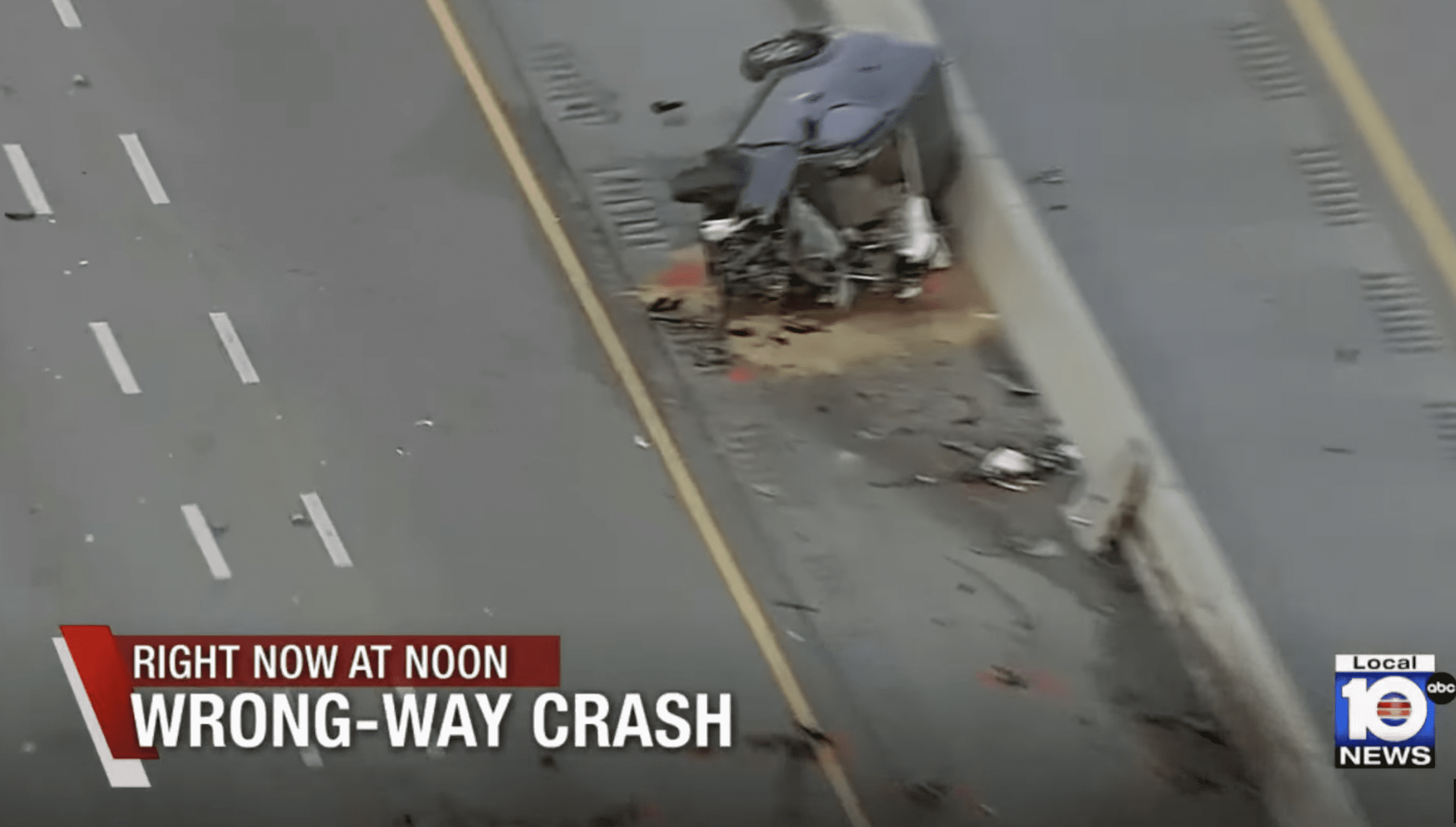 wrong way accident on Florida Turnpike