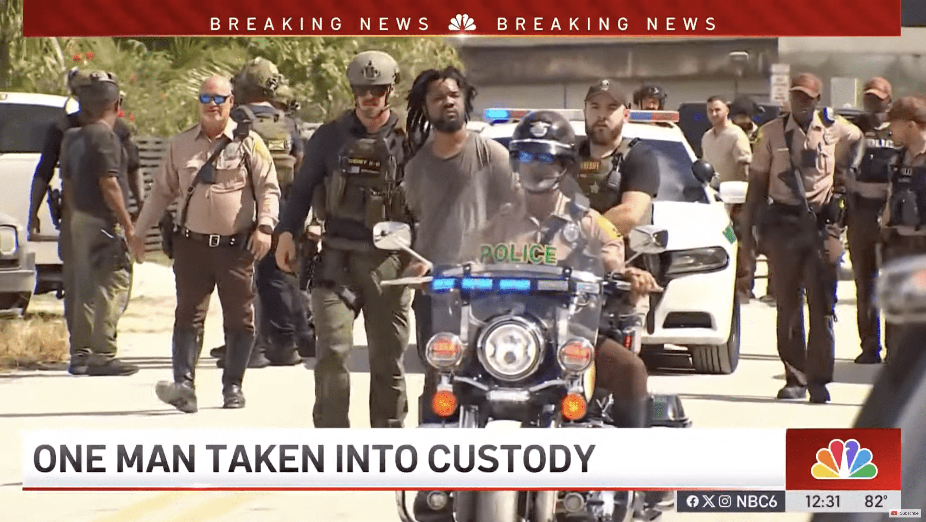 Police Chase in Miami