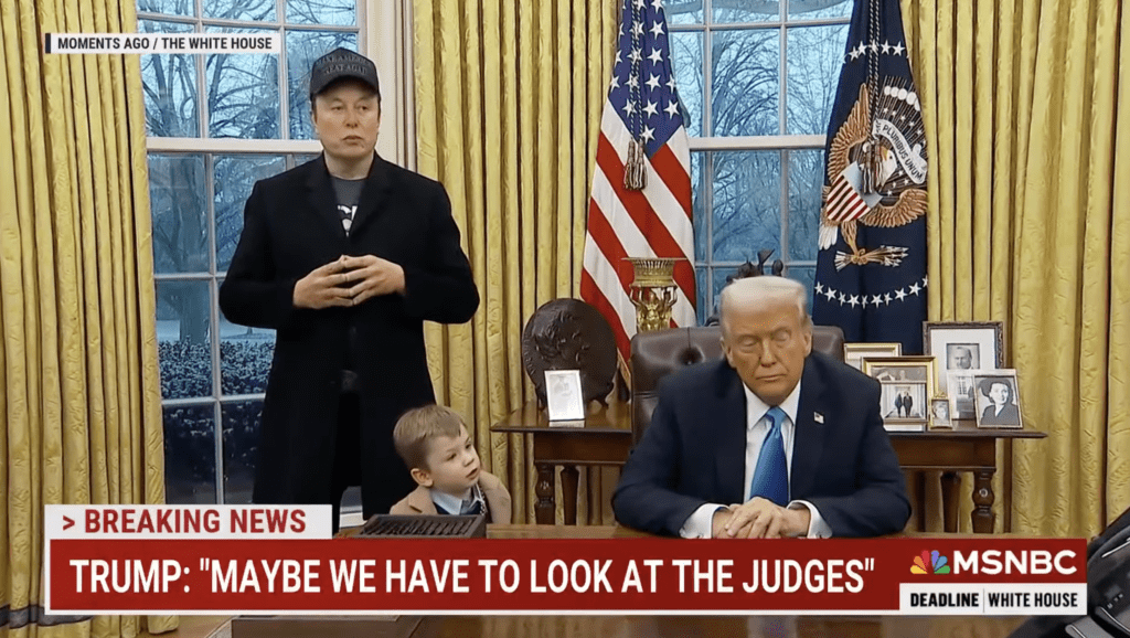 Elon Musk Oval Office Take Over
