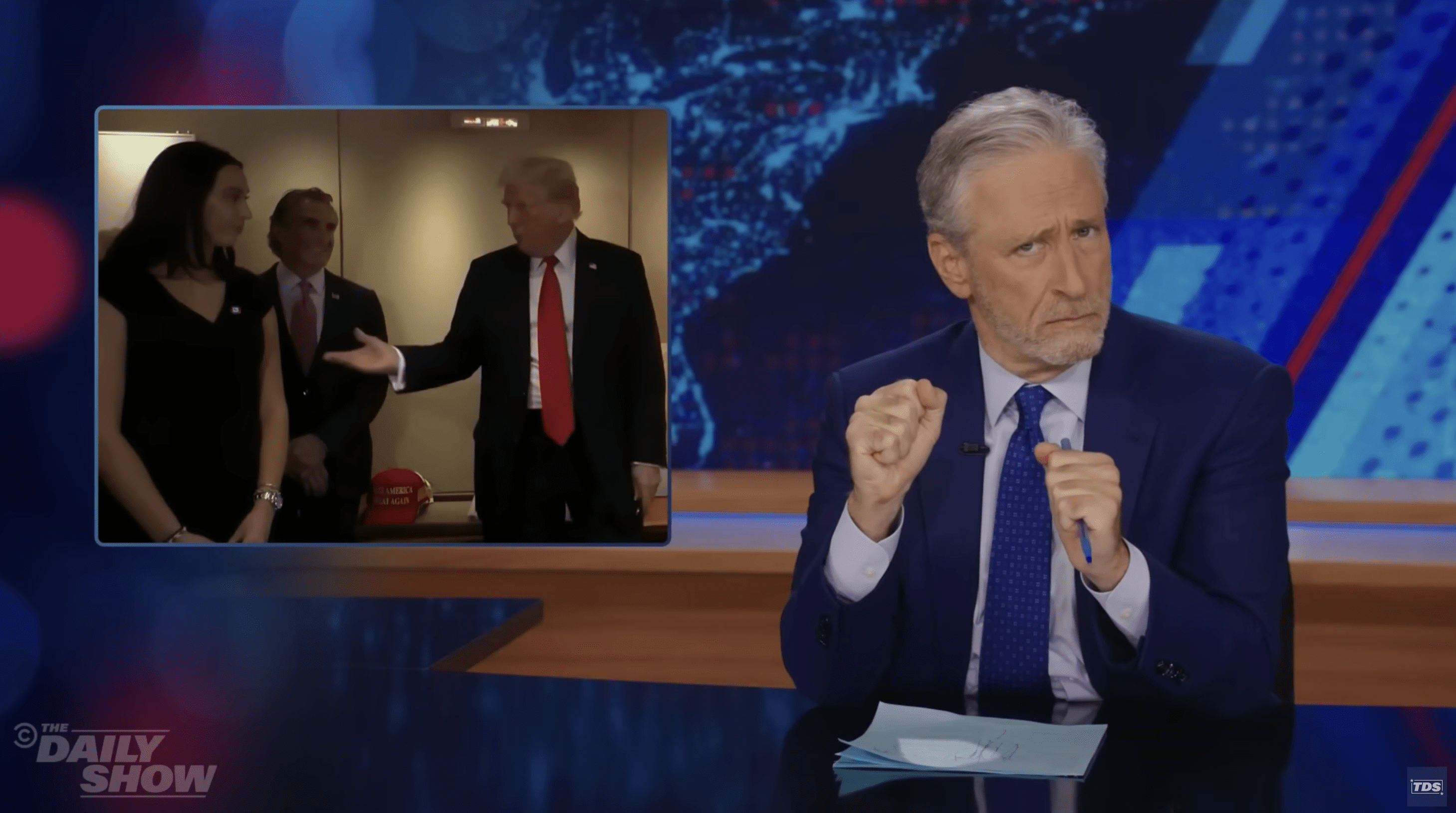Donald Trump on the Daily Show