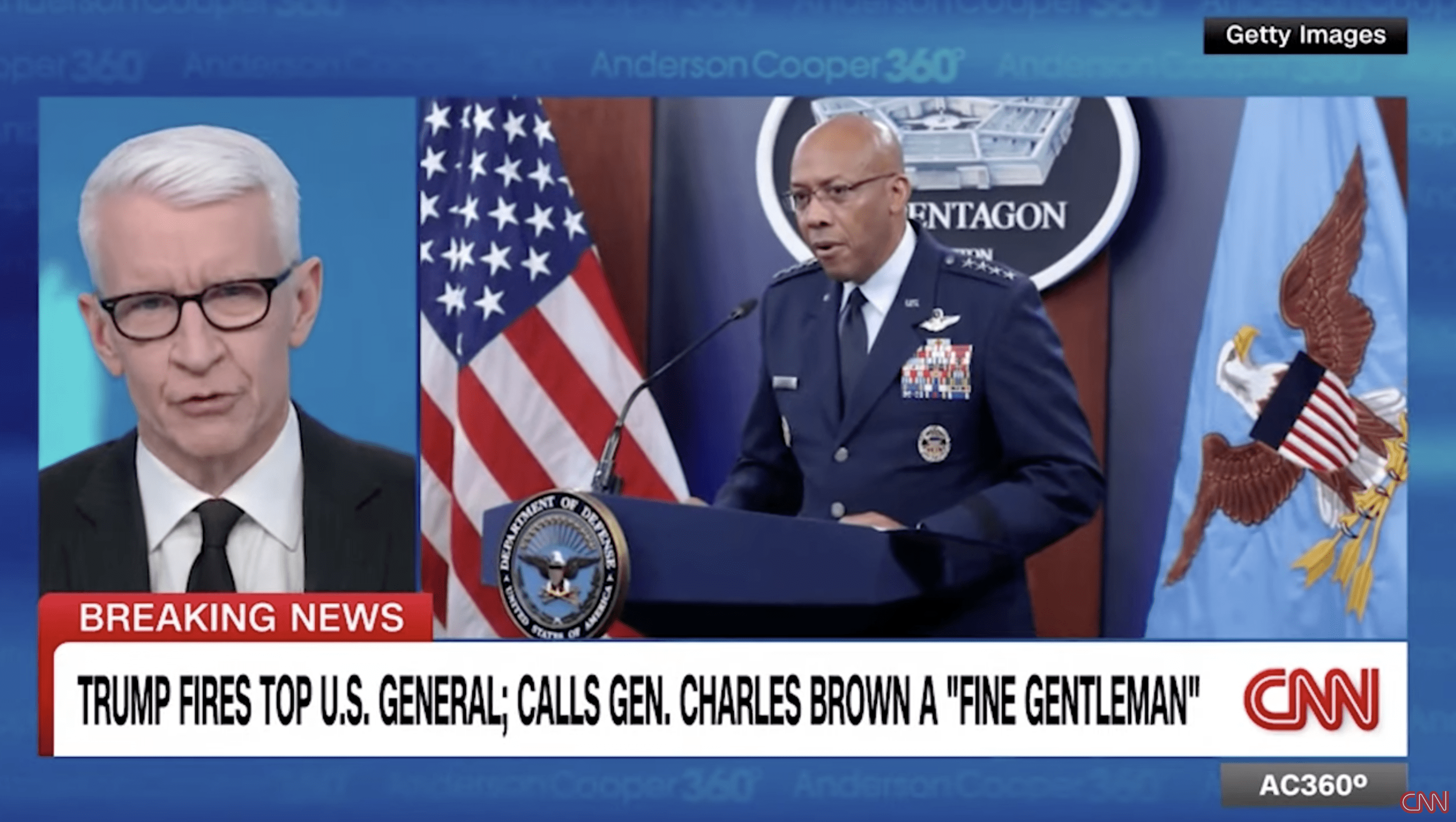 Trump fires top US general