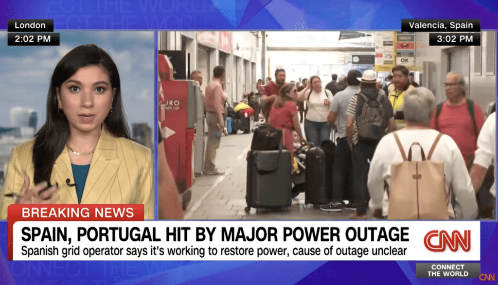 Spain and Portugal Without Power