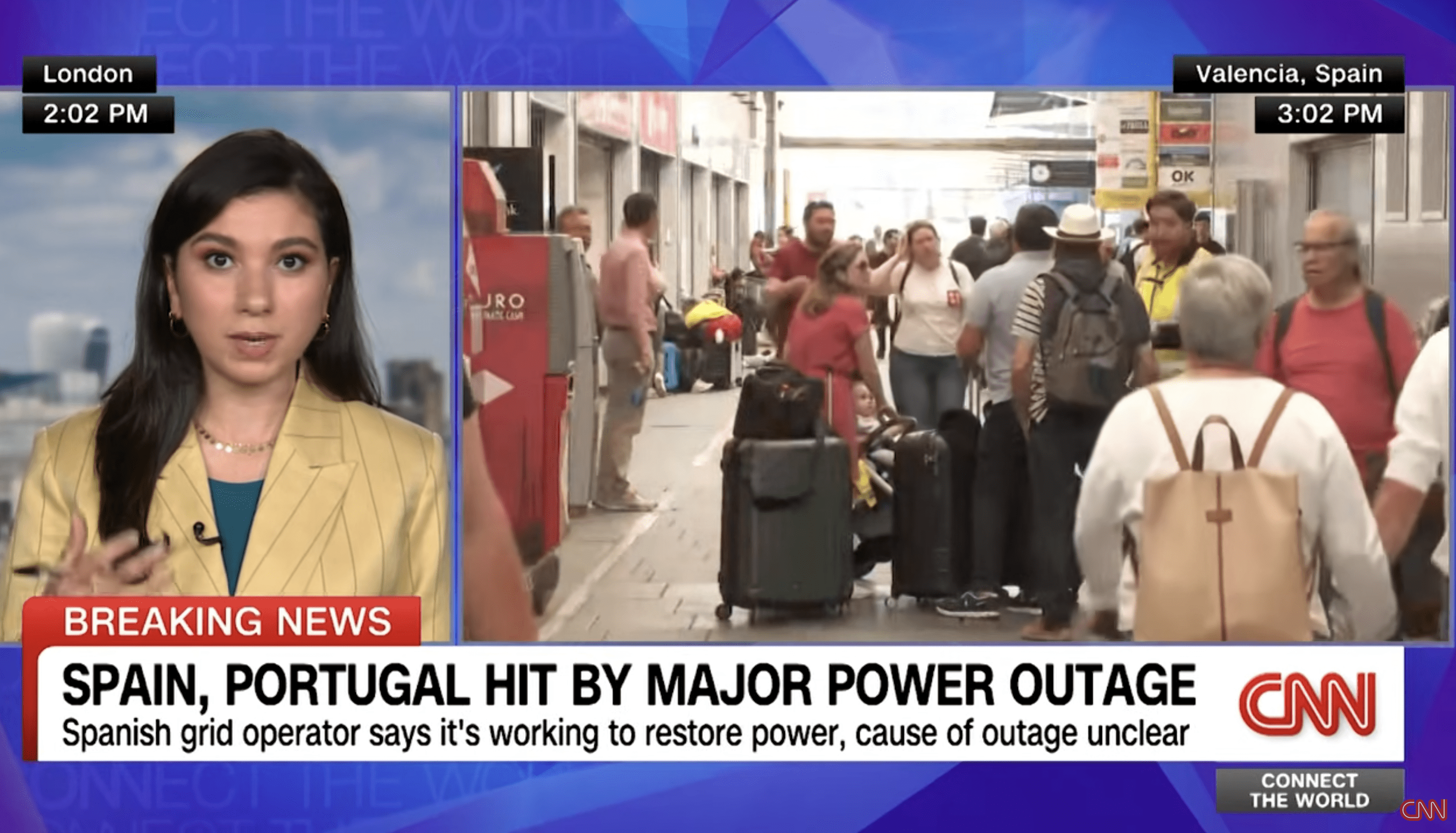 Spain and Portugal Without Power
