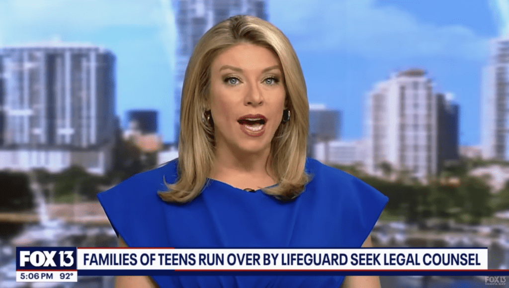 Sarasota teens run over by lifeguard at the beach