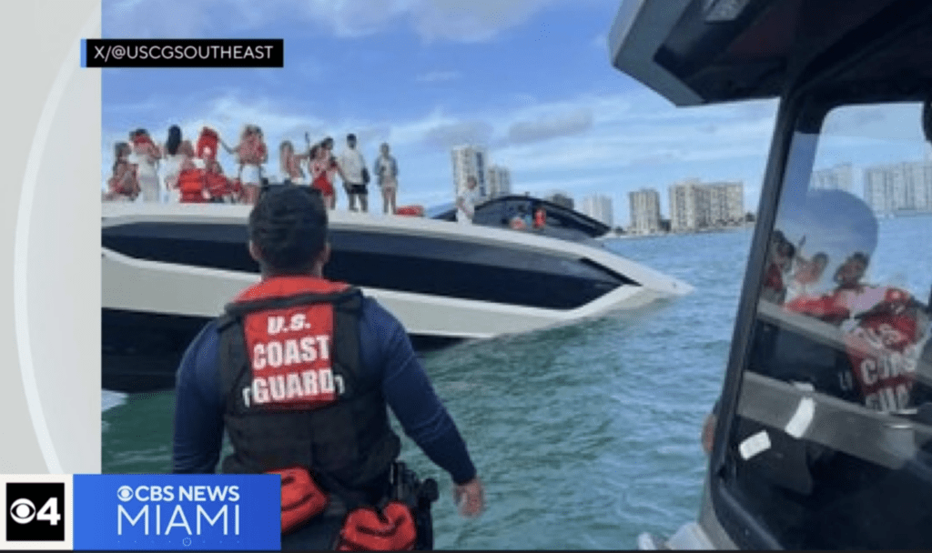 Lamborghini Yacht Sinks