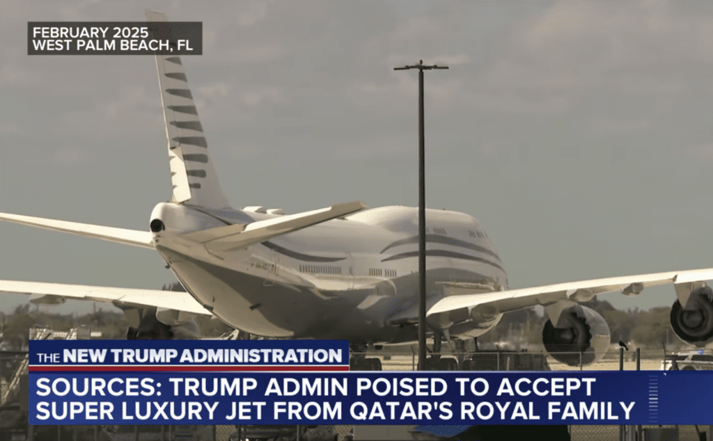 Qatar Gifts Trump a Jumbo Jet