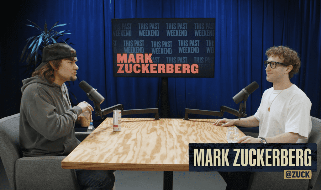 Theo Von and Mark Zuckerberg