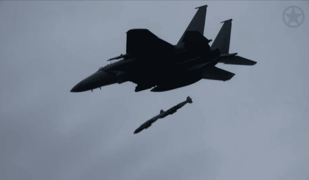 US Fighter Jets Bombing Houthis