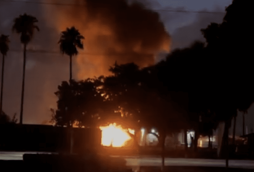 Pompano Dump Site Fire