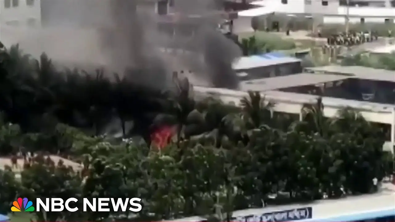 Bangladesh Jet Crash Sparks Student Protests Amid Rising Death Toll