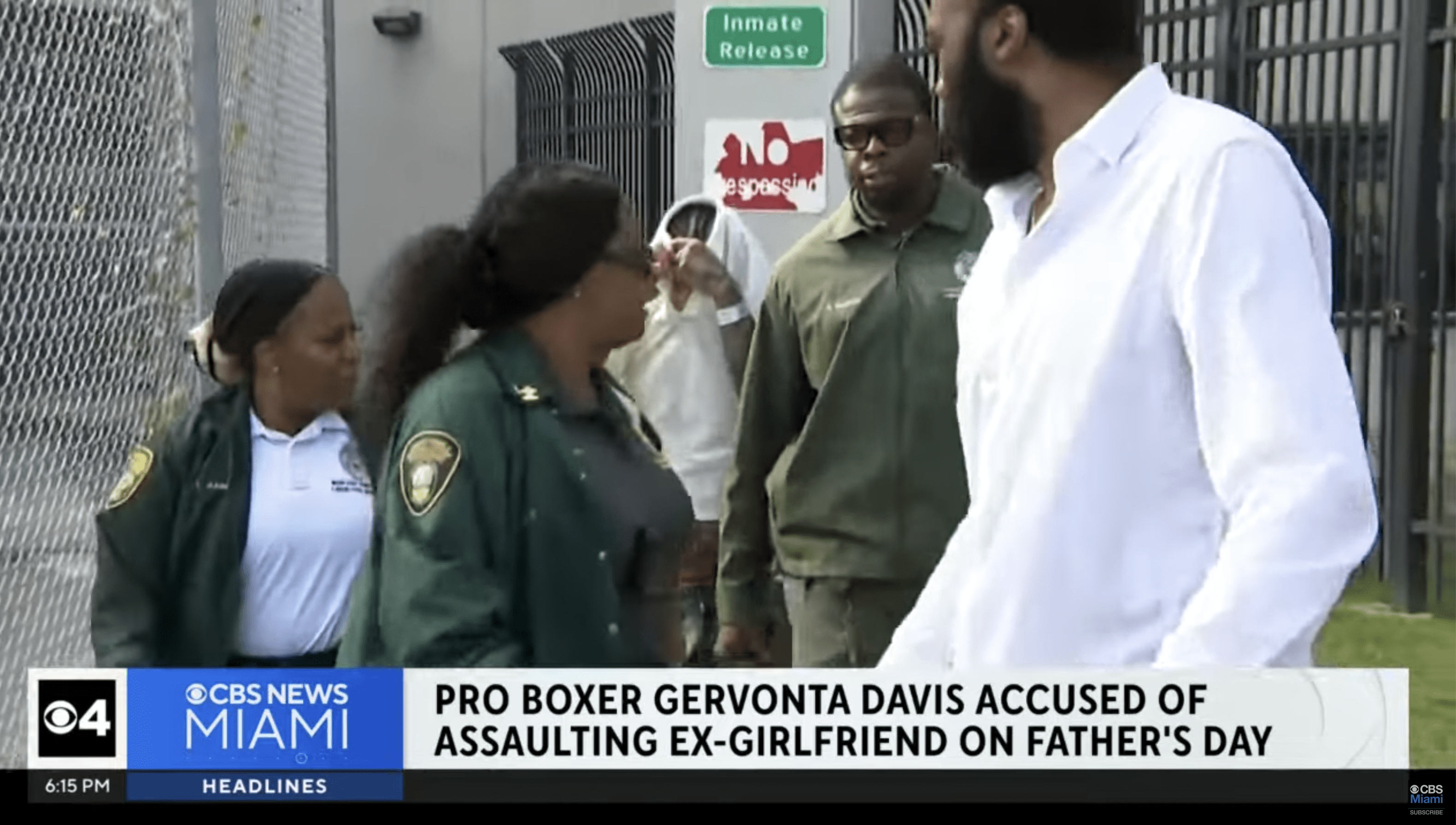 Gervonta Davis being arrested