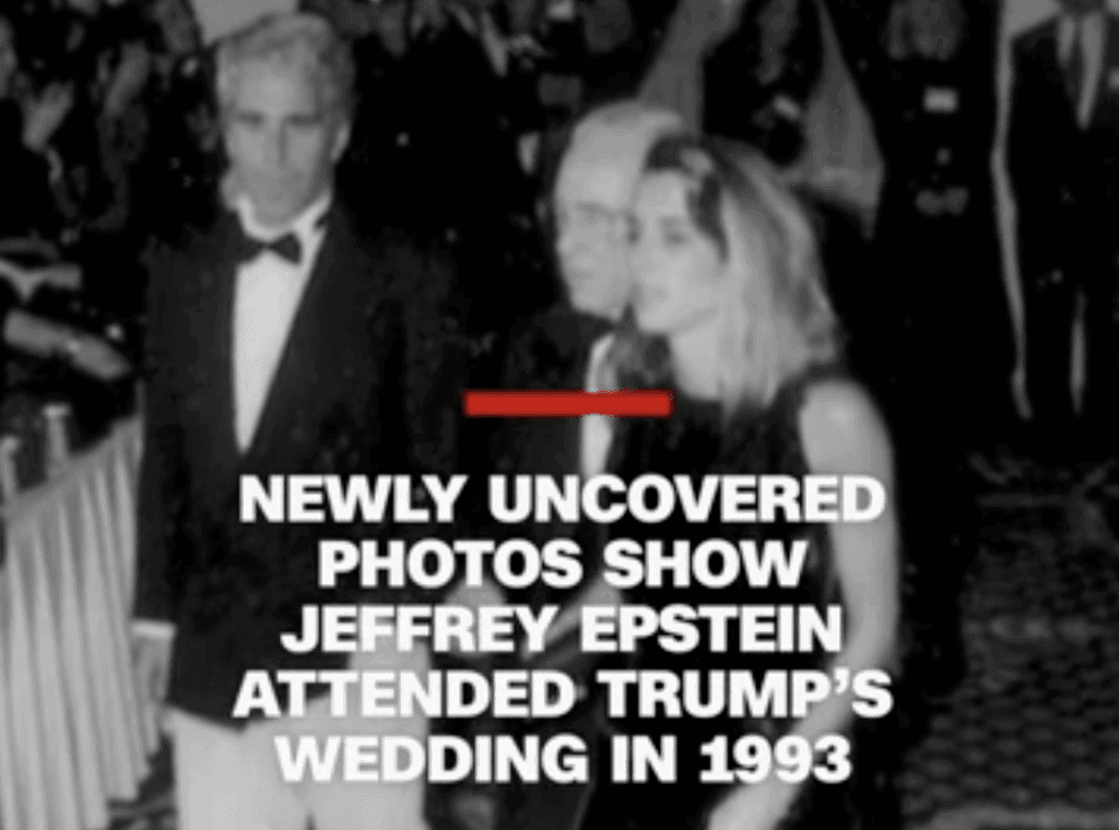 Epstein at Trump Wedding