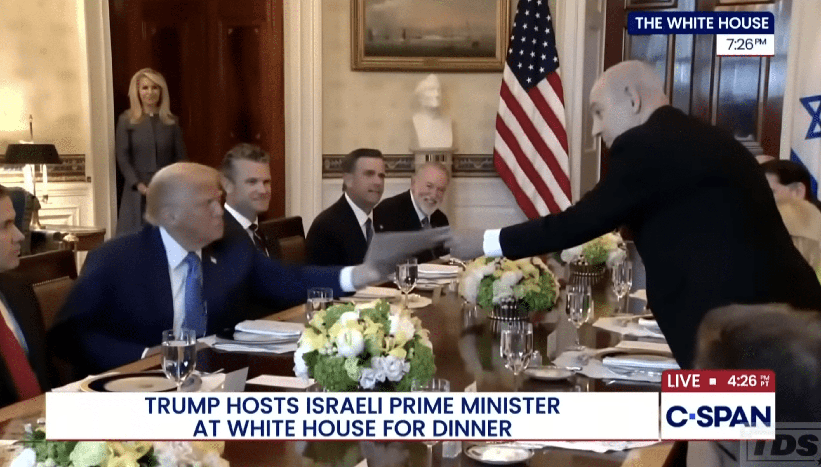 Netanyahu Kisses Trump's Ass With Peace Prize Nomination
