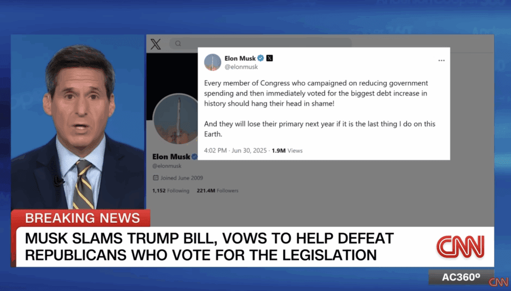 Elon Threatens Republicans