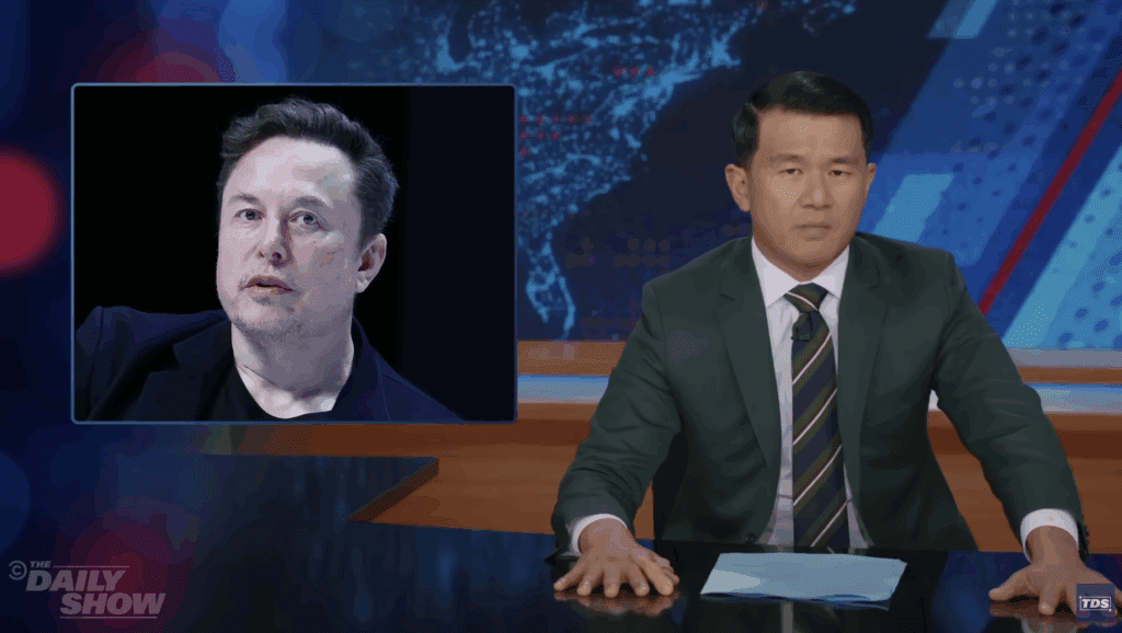 Elon Musk on the Daily Show